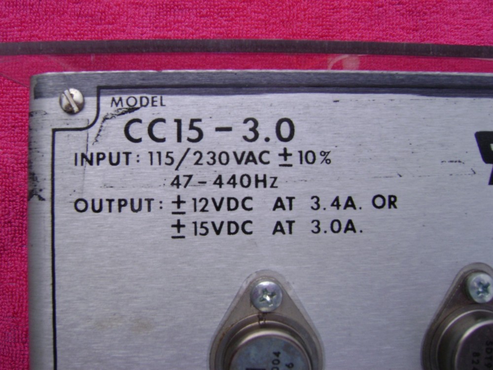 CONDOR POWER SUPPLY CC15-3.0