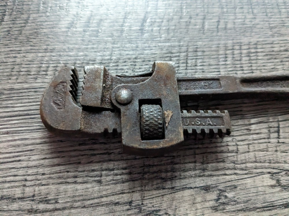 Vintage G. T. D. Corp'n 6" Adjustable Wrench