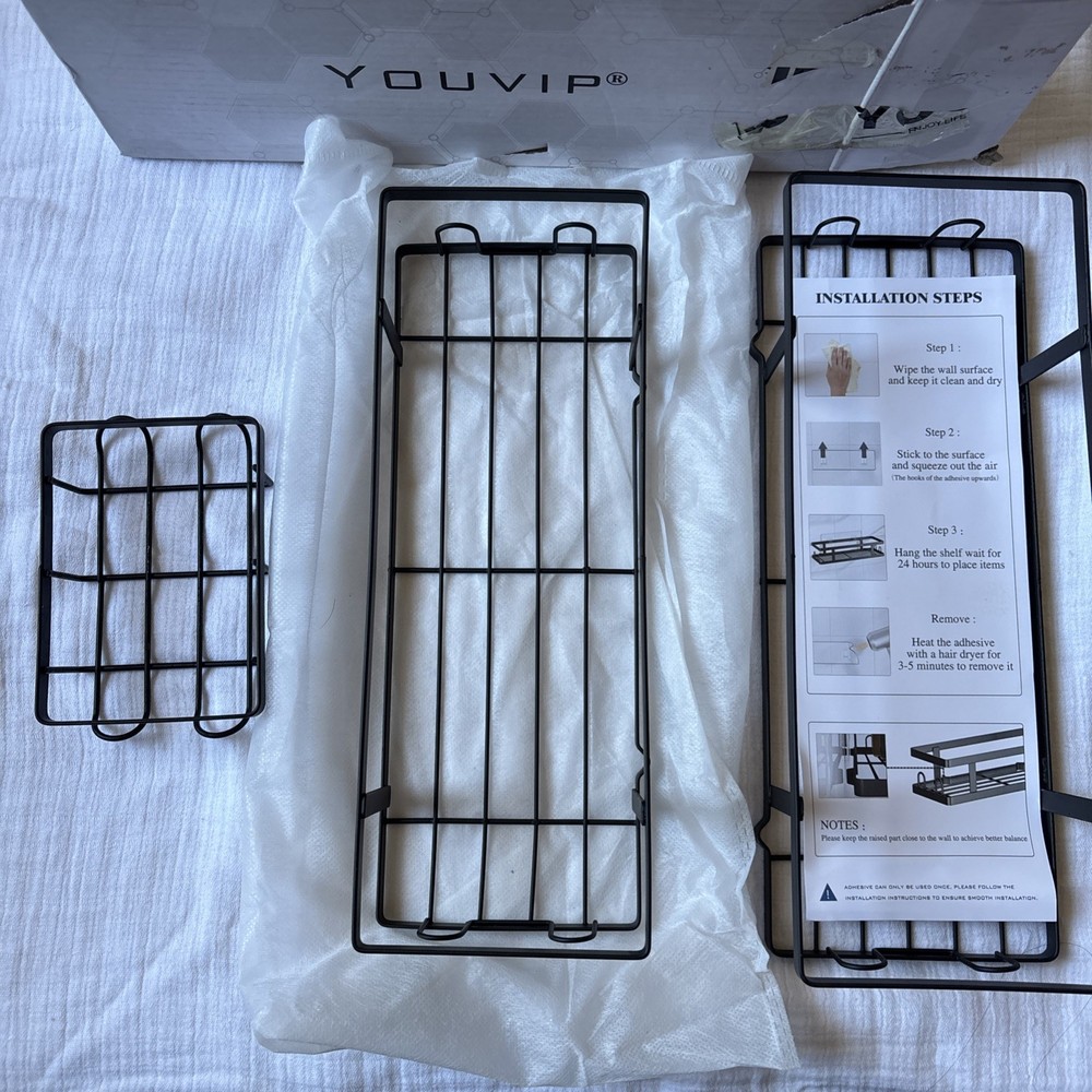 Youvip Shower Caddy (Black, AJ003-B)