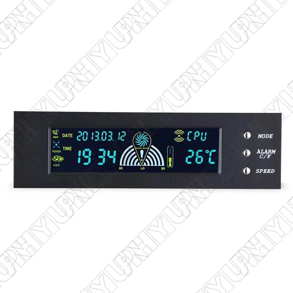 5.25'' 12V PC Computer Fan Controller 3 Fan Speed Controller Front Panel For PC