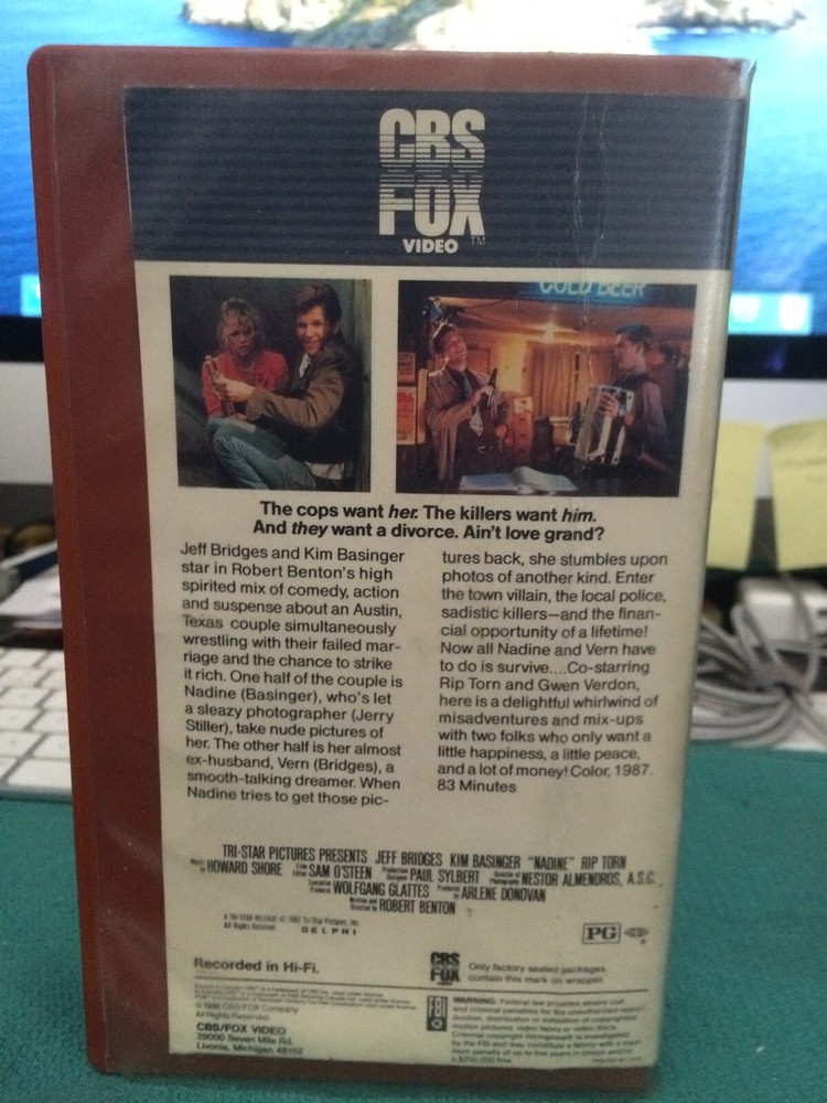 Nadine BETAMAX CBS/FOX 3941