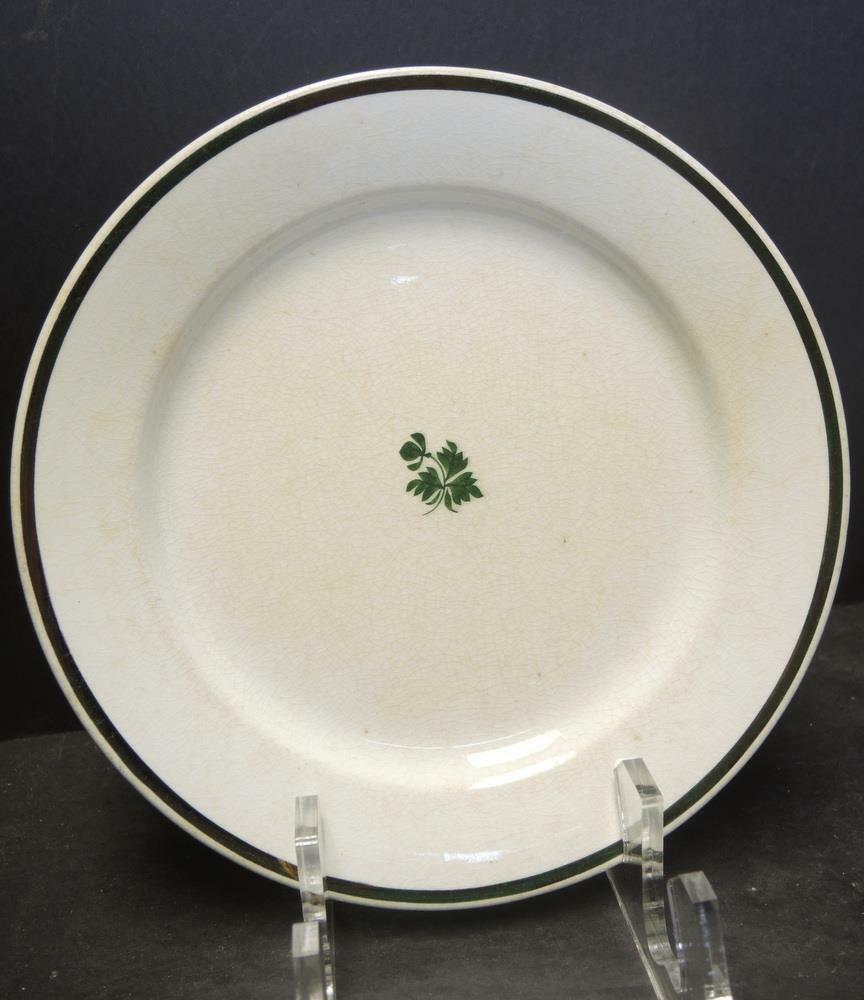 Five Copper Luster 8 3/4" Plates & Oval Vegetable Bowl