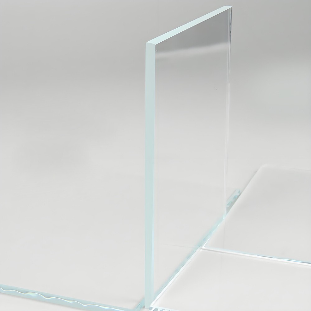 2PC Laboratory Microscope Working Stage HD Engraved Glass Board 3MM Thickness