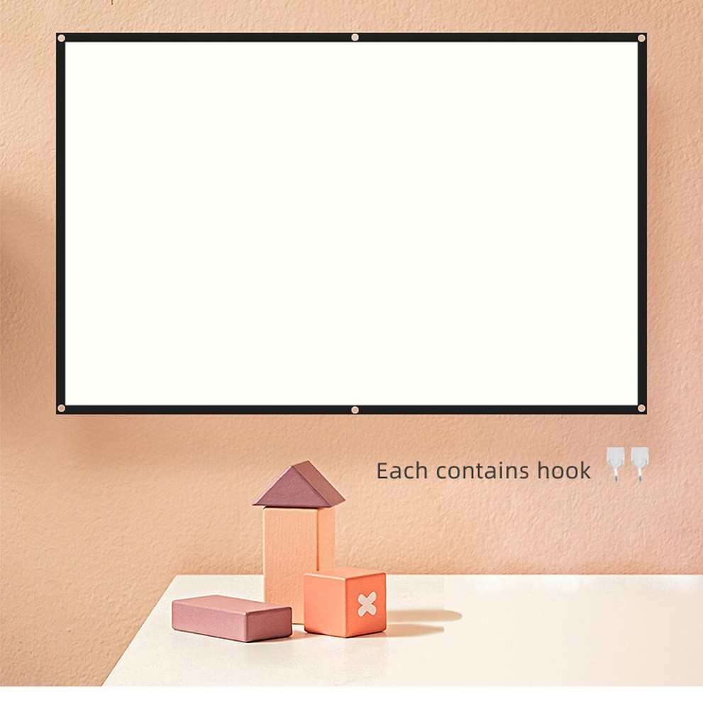 High definition foldable portable projection screen 100 inches