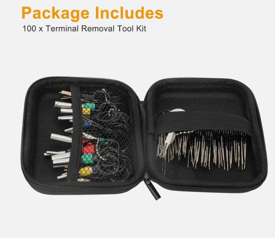 Terminal Pin Removal Tool Kit Depinning Electrical Connector Pin Extractor Tools