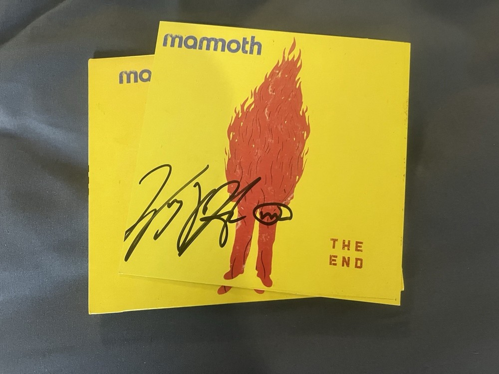 Mammoth The End Signed Autographed CD Wolfgang Van Halen