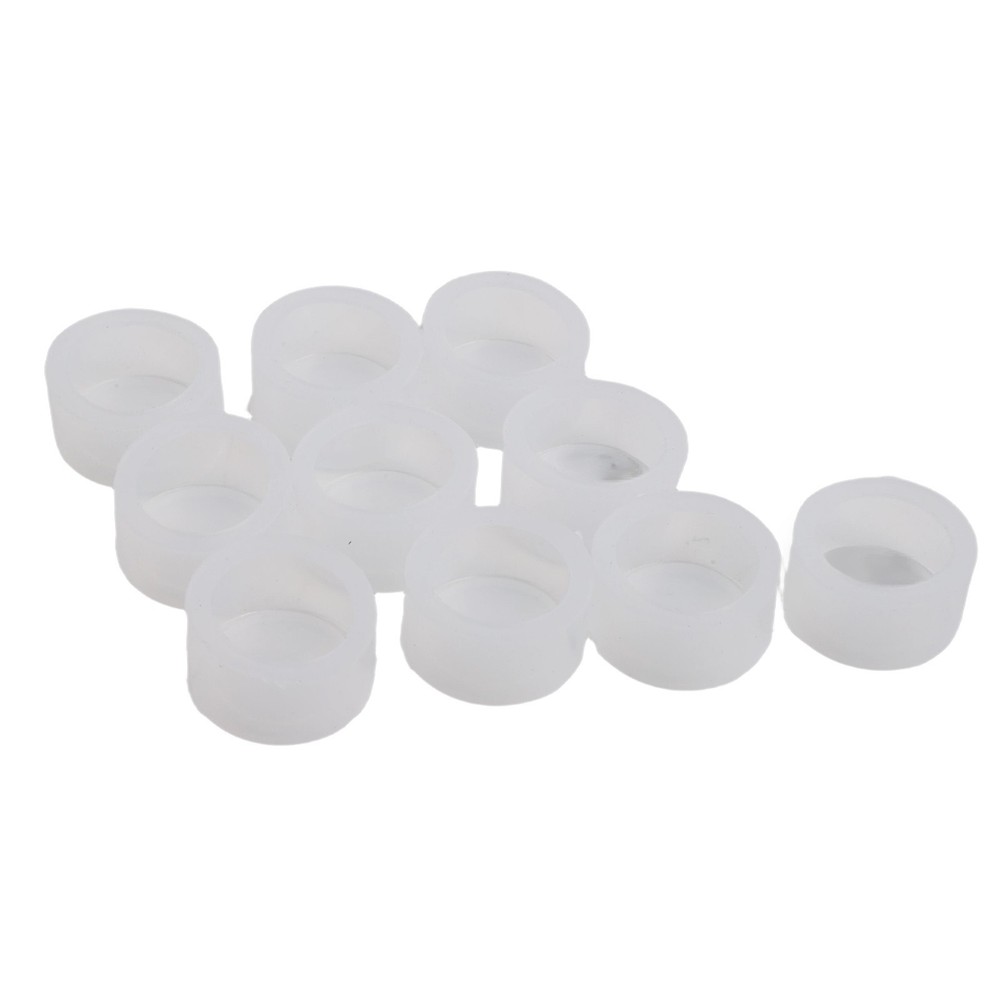 Push Button Switch Cover Clear Petroleum Reasonable Structure Rubber 10pcs
