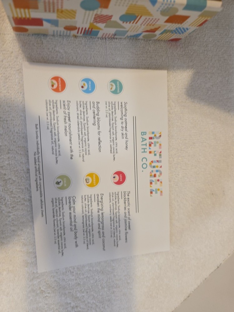 Refugee Bath Co. 12 Bath Bombs Handmade Bath Bomb Gift Set New