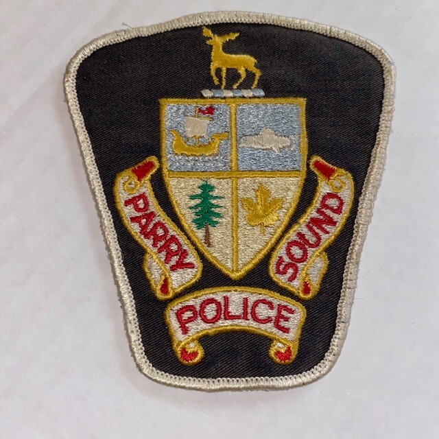 Parry Sound Ontario Canada Police Patch