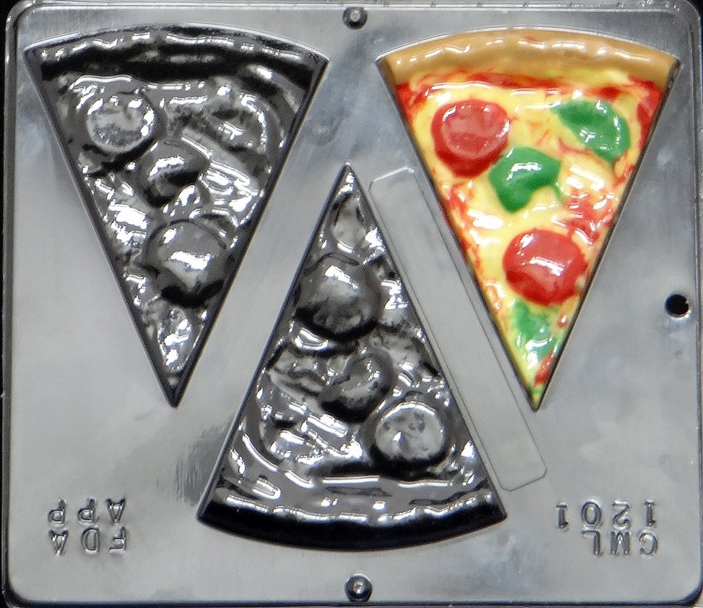 Pepperoni Pizza Chocolate Candy Mold  1201 NEW