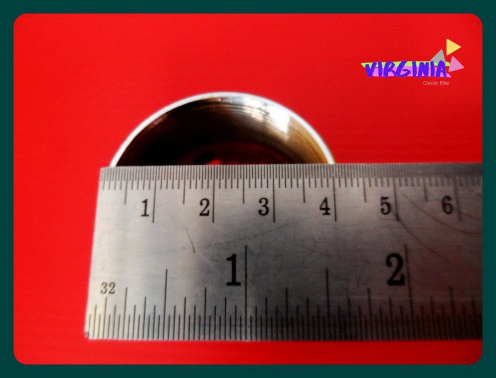 Fit Yamaha Y100 Exhaust Connecting Pipe Thread "Chrome"
