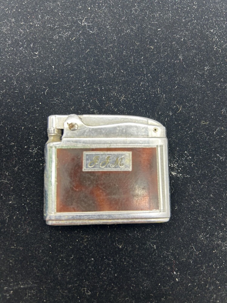 Vintage Ronson Adonis Lighter Brown Wood Shell