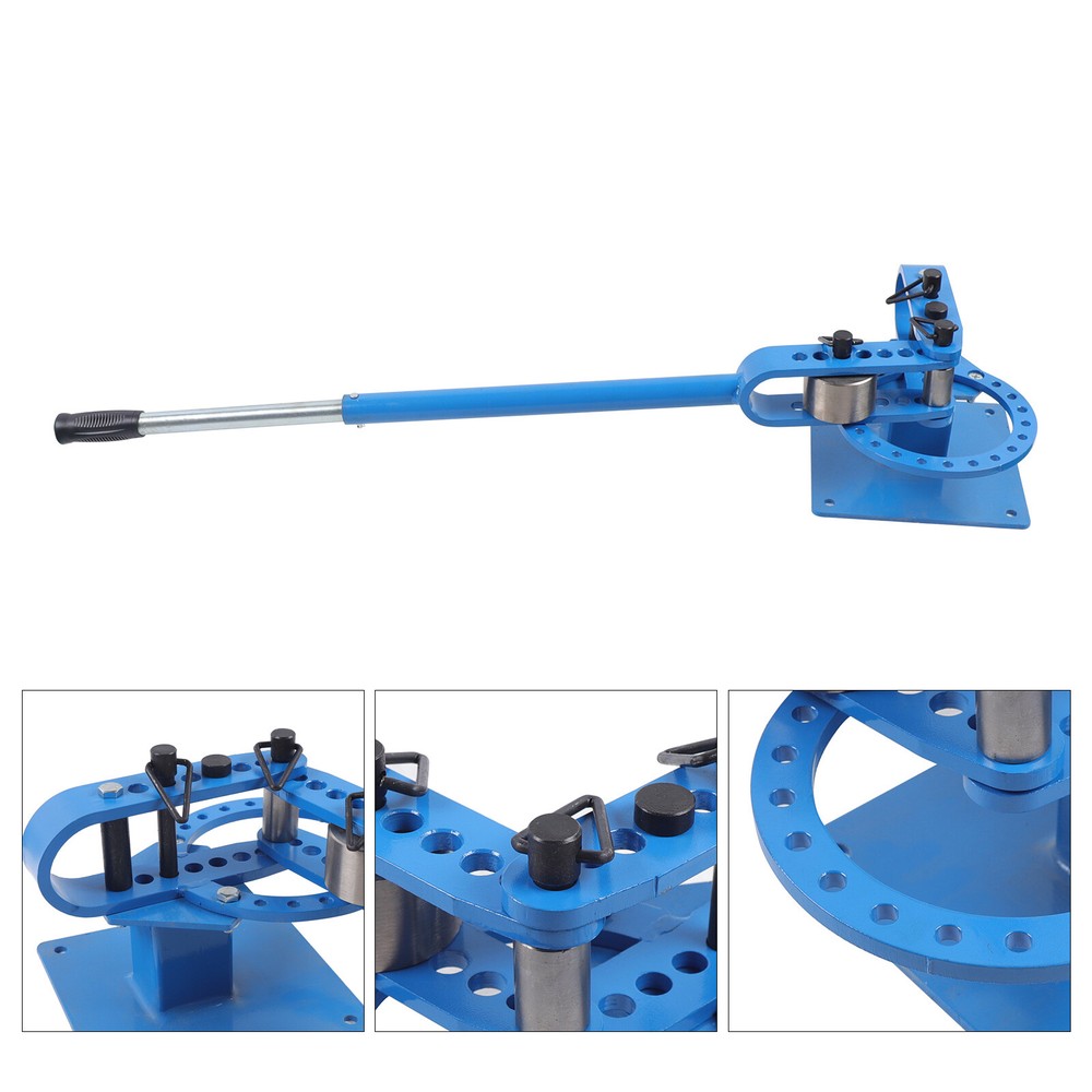 Premium Manual Pipe Bender 1''-3'' with 7 Dies for Versatile Bending