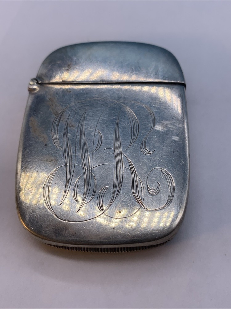 Antique Sterling Silver Match Safe