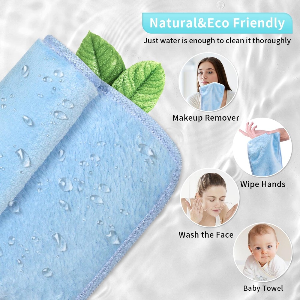 7 Day Set Reusable Makeup Remover Towels