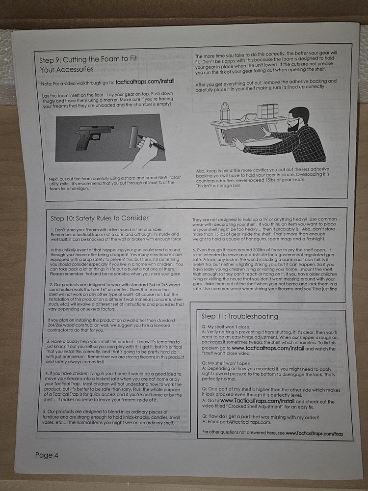 Tactical Trap Model 35S