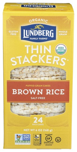 Lundberg Thin Stackr Brown Rc Org 6 OZ Pack Of 6