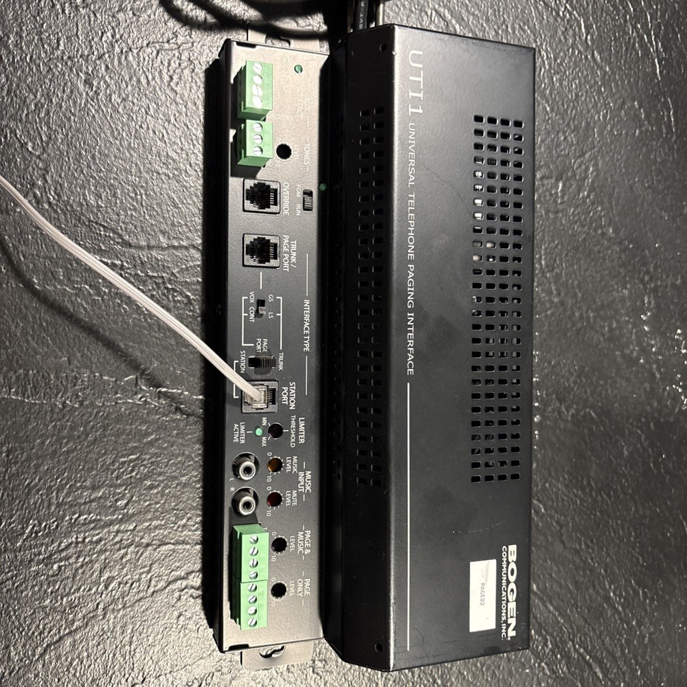 Bogen UTI1 Single Zone Paging Controller