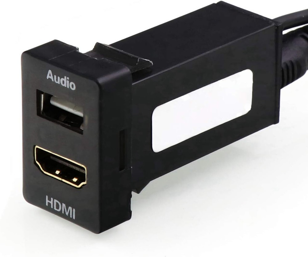 HDMI Socket Mount Cable +USB Audio Input Relay Use for 1.3*0.87inch