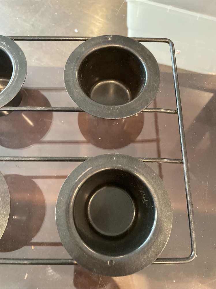 Vintage Black Metal Cupcake Maker