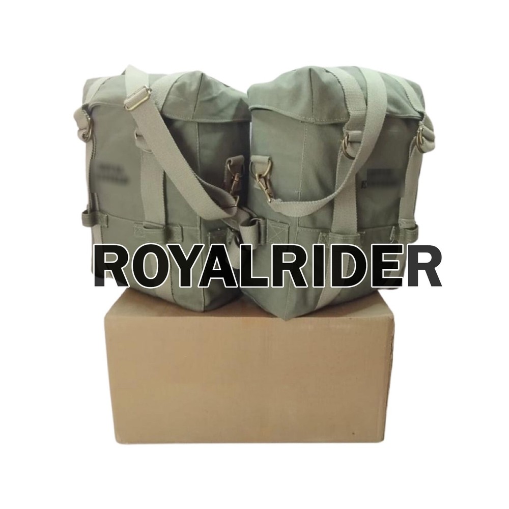 "PANNIER PAIR, OLIVE & MOUNTING RAIL KIT " Fit For R.E Hunter 350
