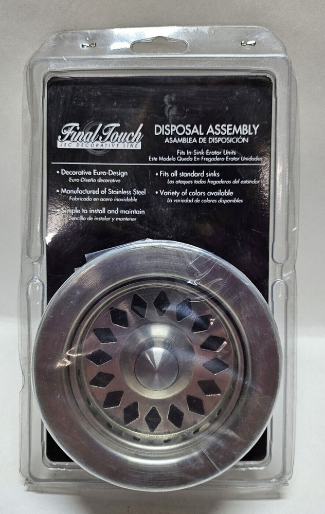 Final Touch B03401 Disposal Assembly Brushed Stainless