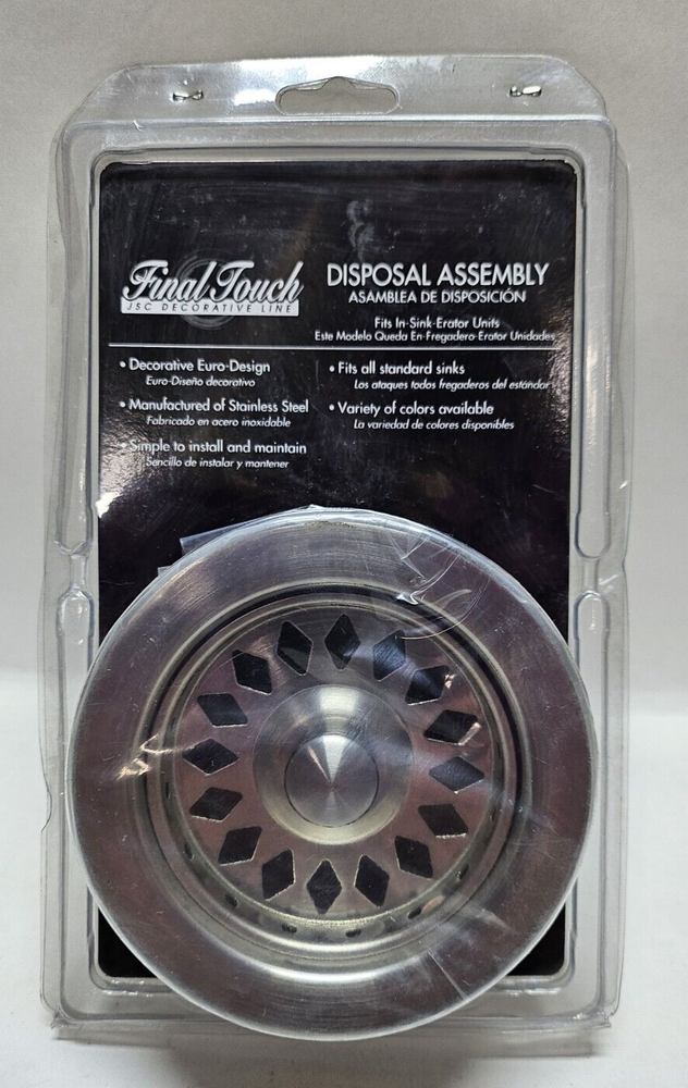Final Touch B03401 Disposal Assembly Brushed Stainless