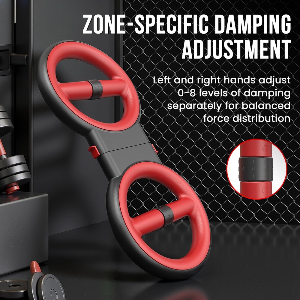Funray Rotator Burn Machine, 3-in-1 Multi-Functional Arm Exerciser: Red-black