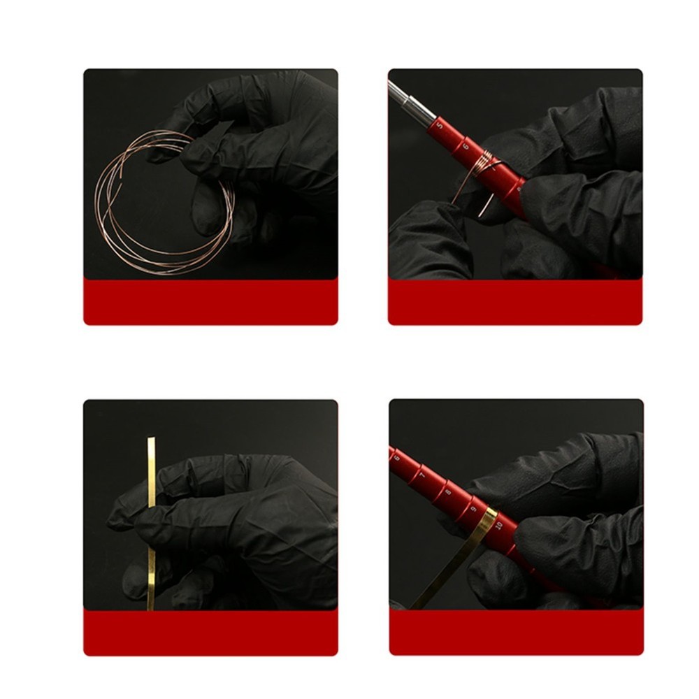 1-12mm DIY Tool Step Roller Multi-Segment Reel with Scale Spring Wire Hook Model