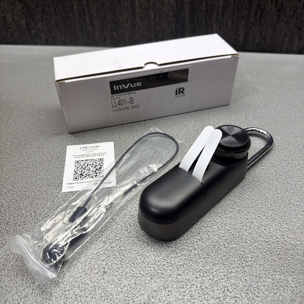 inVue LL401-B U-LOCK ( LIVE ) BLACK