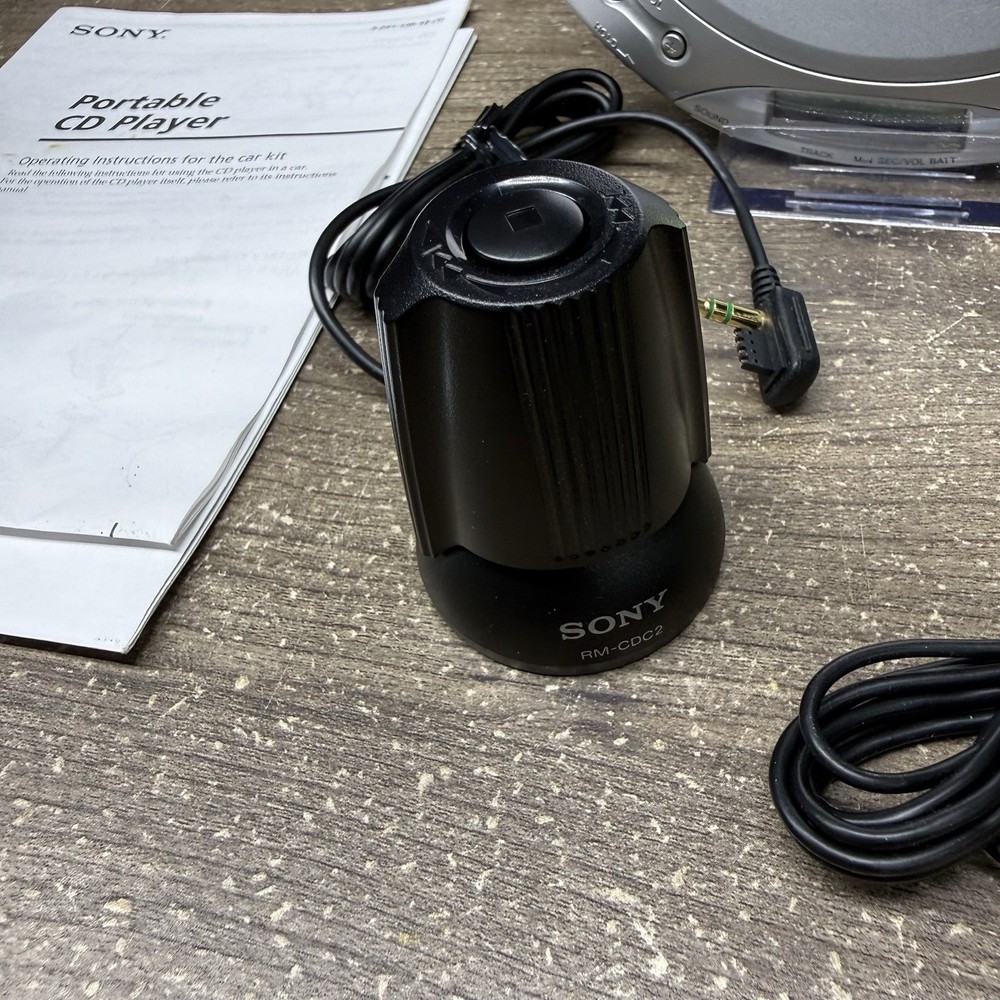 Sony Walkman D-E356CK Car Ready Portable CD Player ESP Max Silver