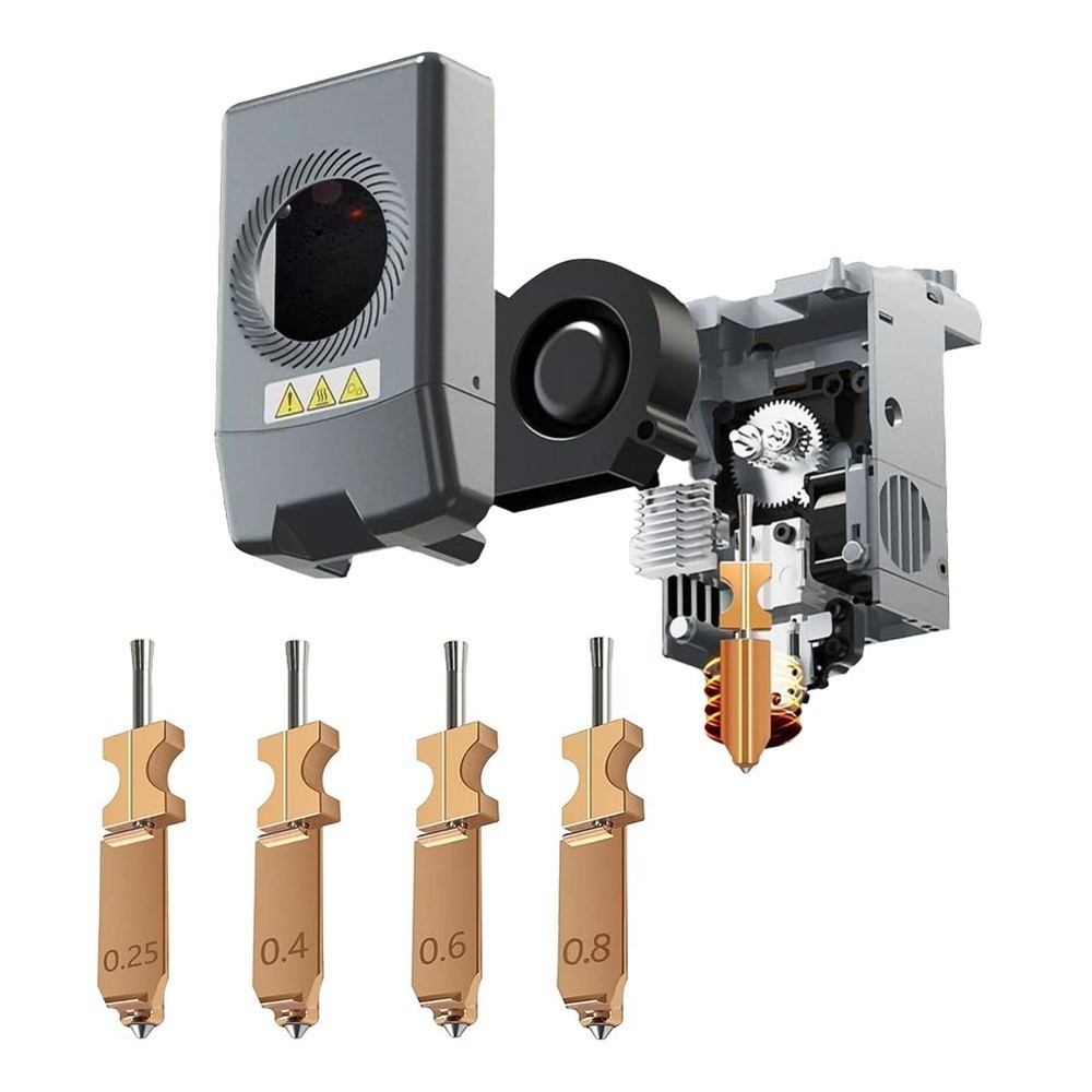 For Flashforge AD5X Nozzle Assembly for 3D Printer Stainless Steel Part