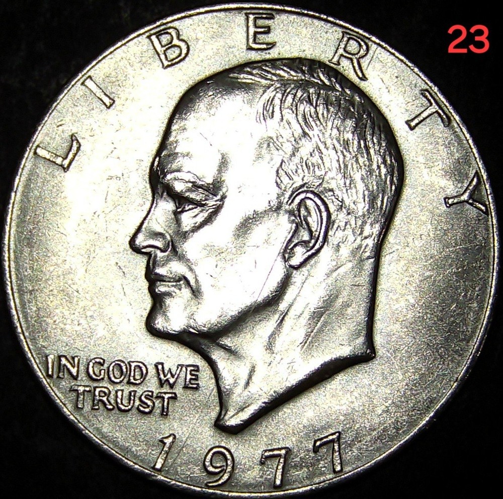 1977 P "Ike" Eisenhower $1 Almost Uncirculated 💥💥