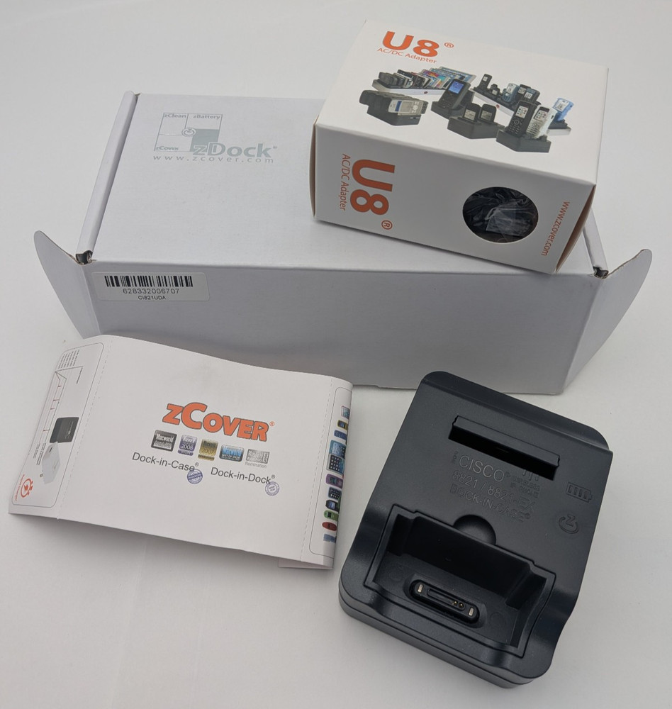 zCover zDock Desktop Dual Charger Set with Dock-in-Case Solution