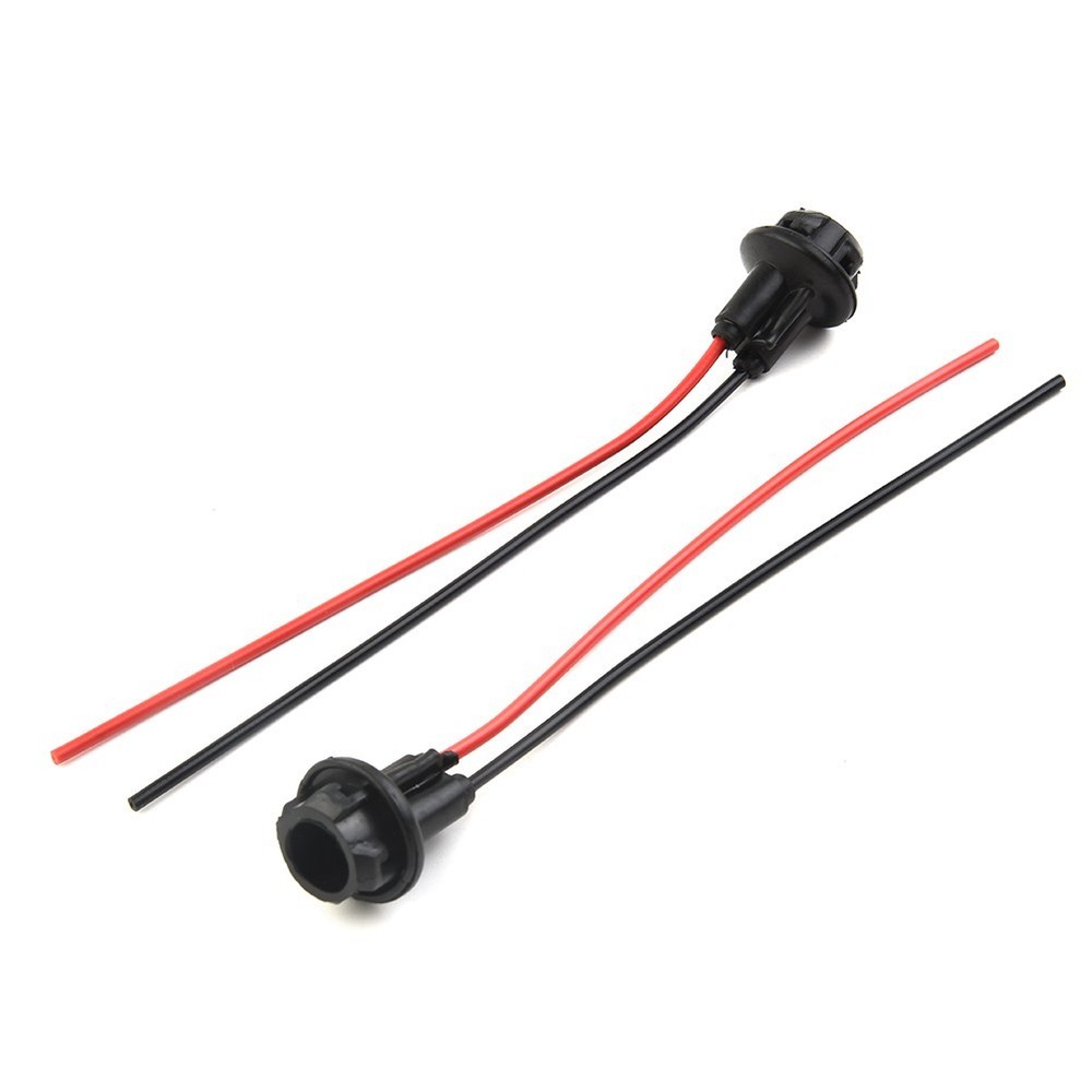 10pcs Wedge Light Base Socket Connector for Car LED Bulbs Installation