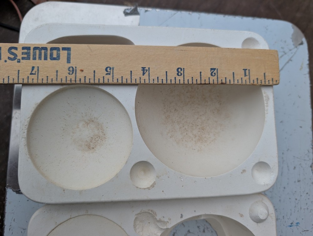 Bowling Ball Tray Vintage Slip Casting Ceramic Mold