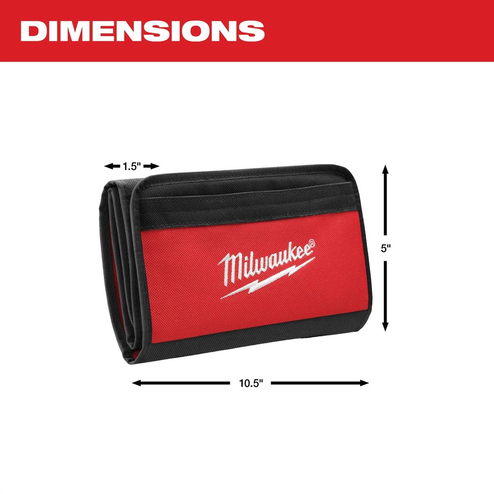 Milwaukee 48-55-0165 Roll Up Accessory Case