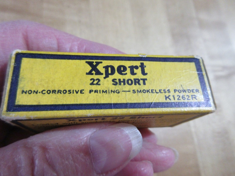 Empty Ammo Box Western Xper 22 SHORT W18 #19