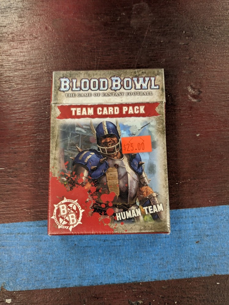 Human Team Card Pack Blood Bowl 2017 Games Workshop