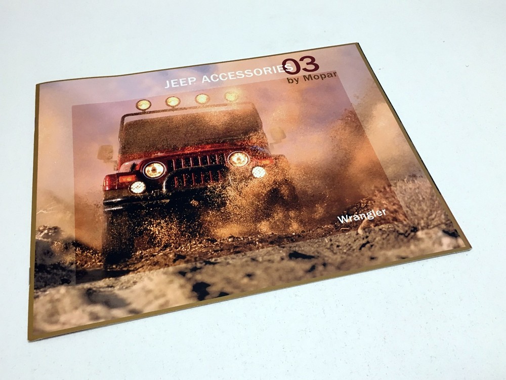 2003 Mopar Jeep Wrangler Accessories Brochure