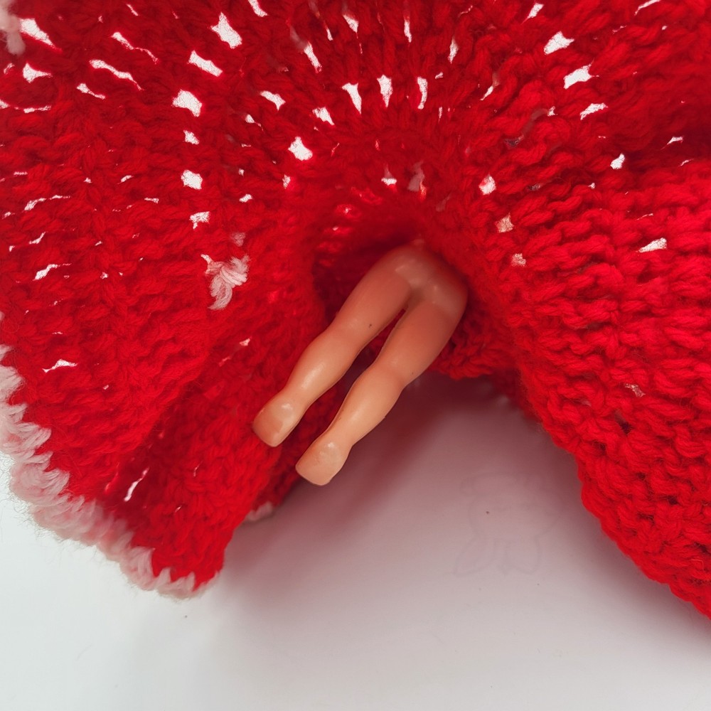 Vintage Doll with Crochet Outfit