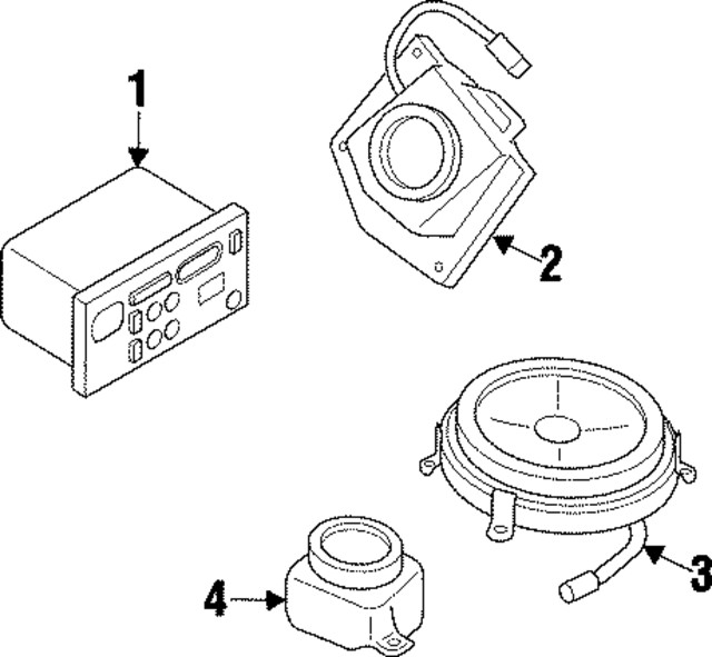 Genuine GM Speaker 09374771