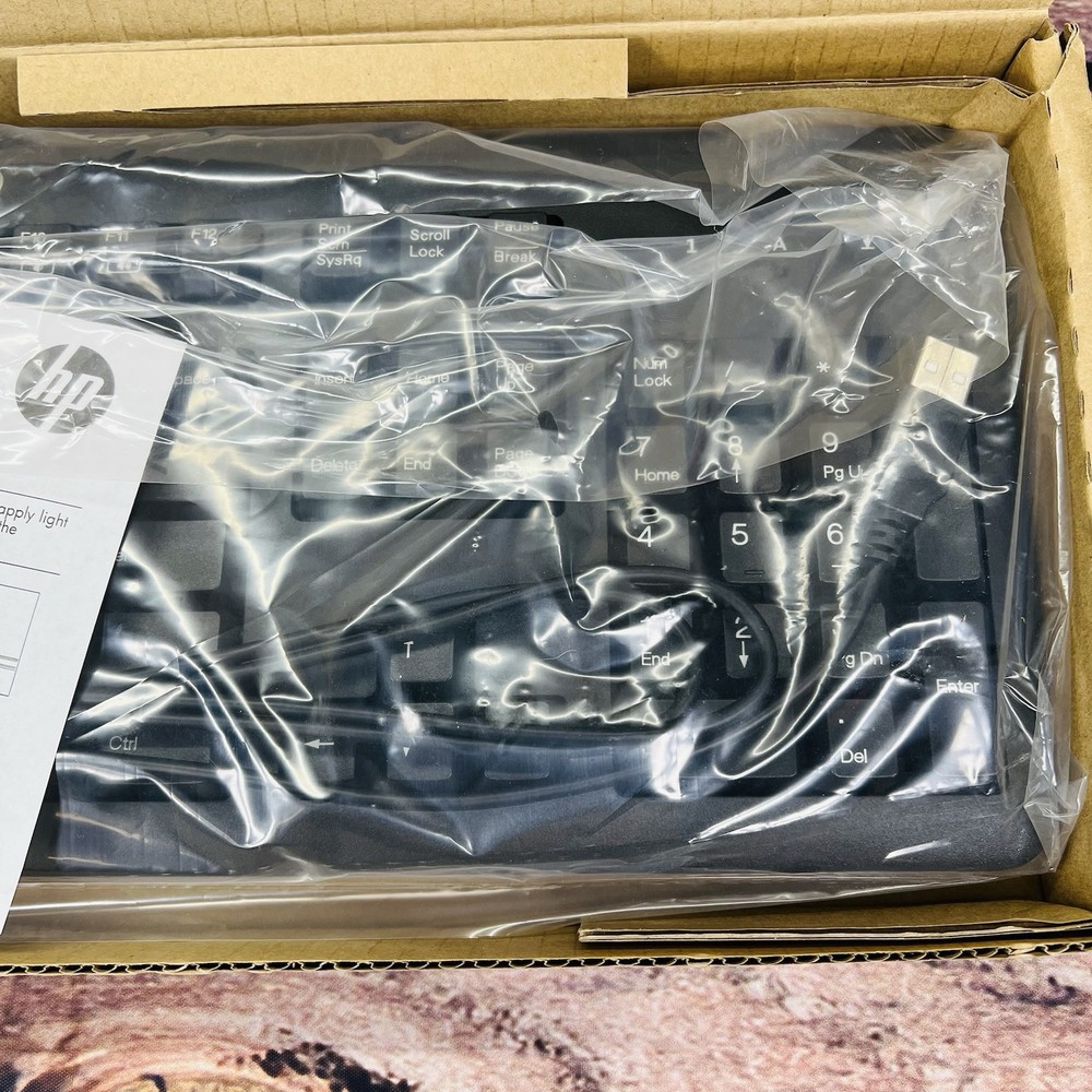 HP USB Slim Keyboard Windows 8 US (New)