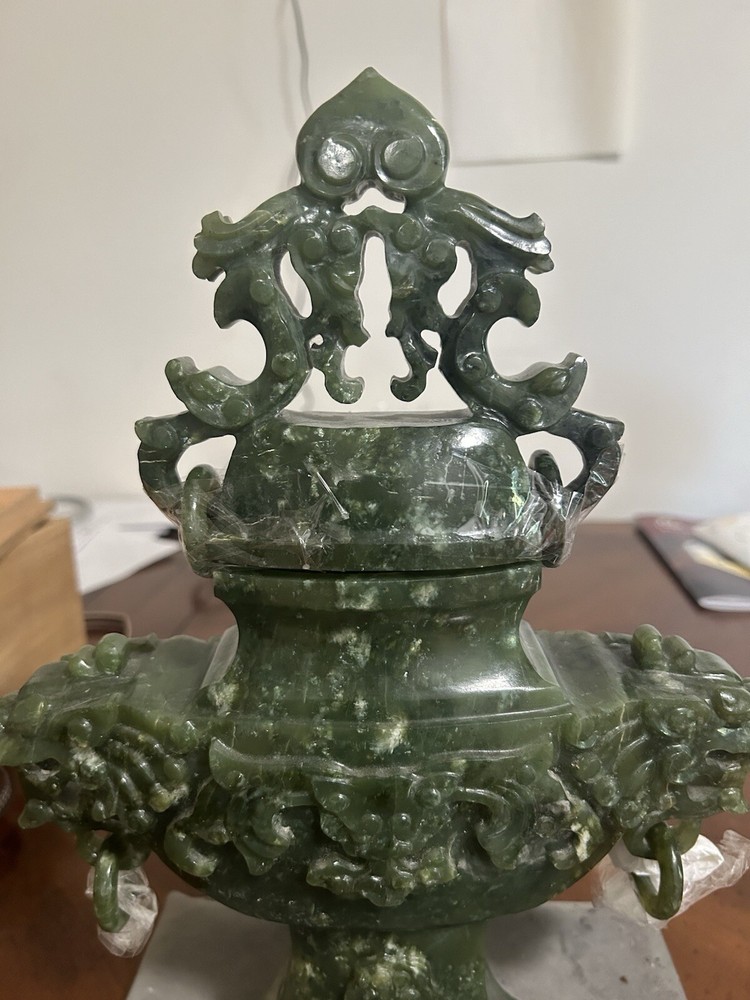 Green Jade Carved