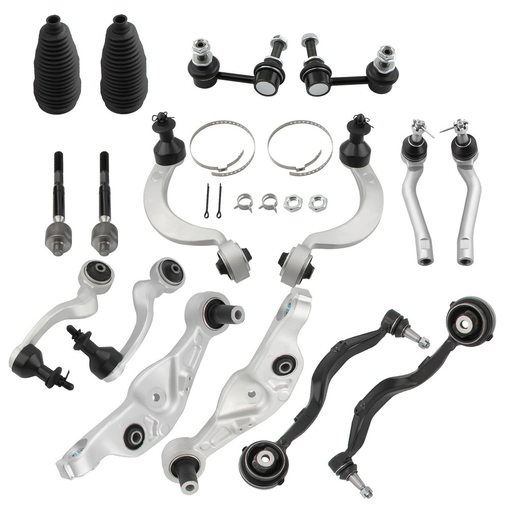 16pc Front Upper Lower Control Arms Ball joint Tie Rod for Lexus LS460 2007-2017