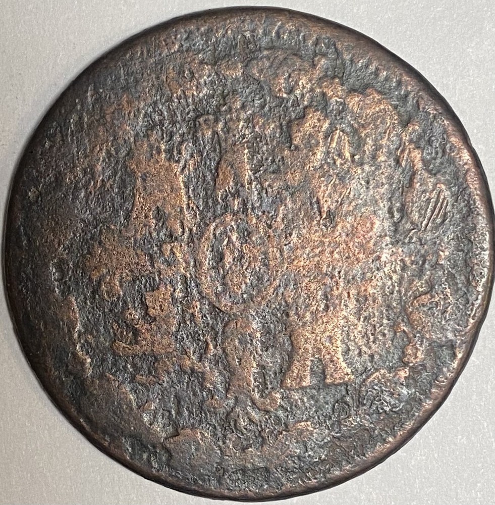1802 Spain 8 Maravedis Copper Bronze Coin