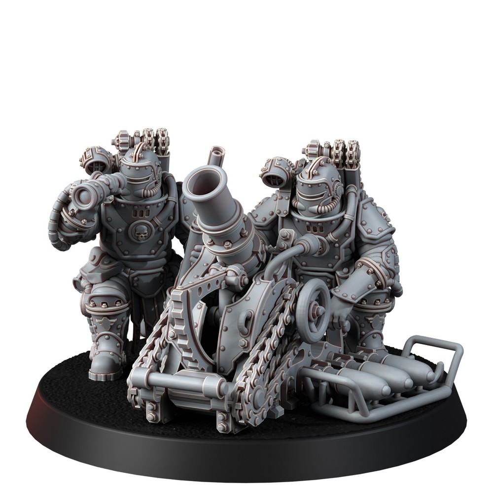SOLAR GUARD HEAVY SUPPORT SQUAD WITH MORTAR (3U)