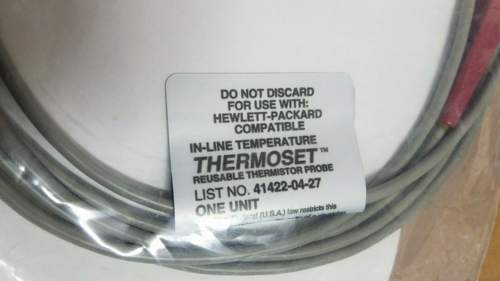 (N) Abbott Reusable Thermistor Probe Ref: 41422-04-27 (B757)