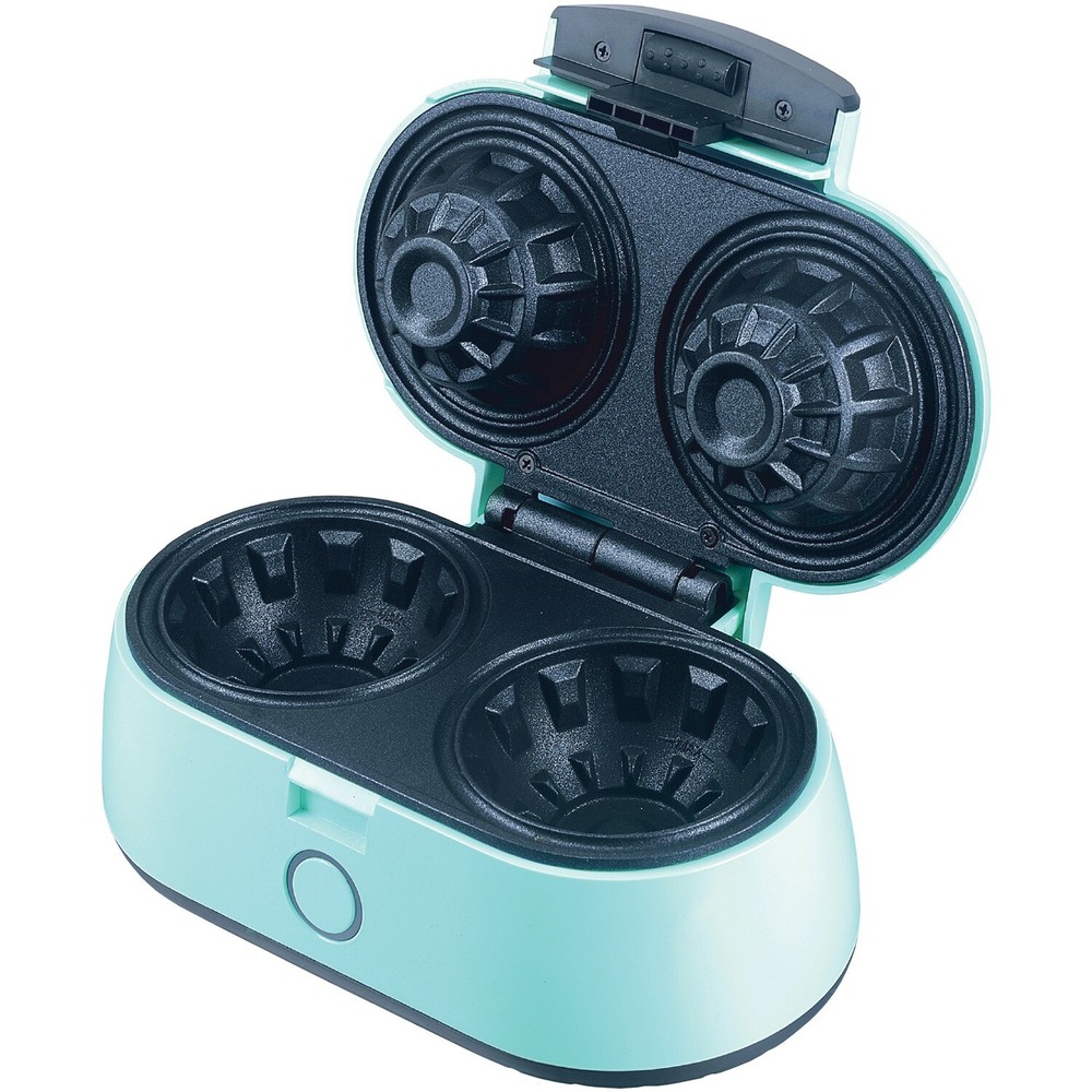 2-Waffle Electric Waffle Bowl Maker, Blue