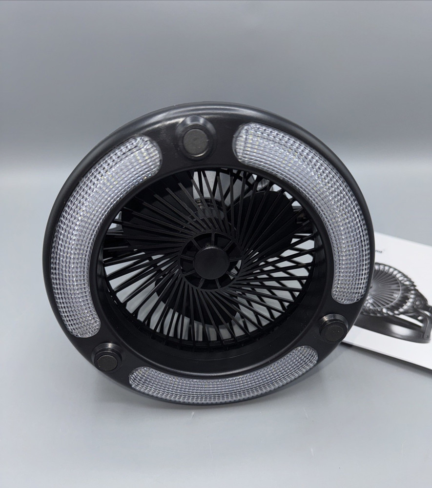 Portable LED Camping Lantern with Ceiling Fan